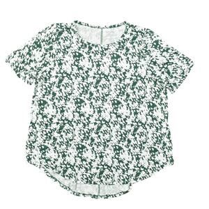 Lane Bryant Size 18/20 Multicolor Rayon Blouse Stretch Short Sleeve